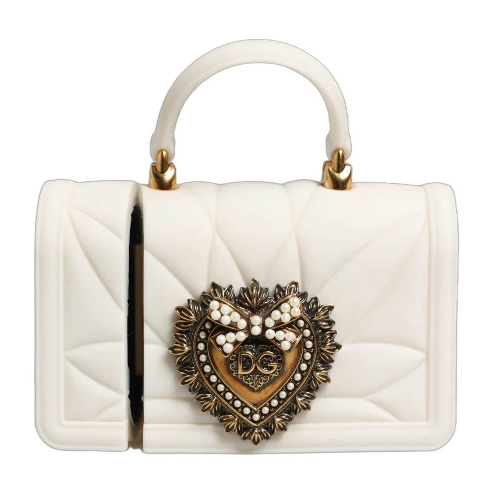 Dolce & Gabbana Women's White Airpods Case - Handbags - One Size - Bags