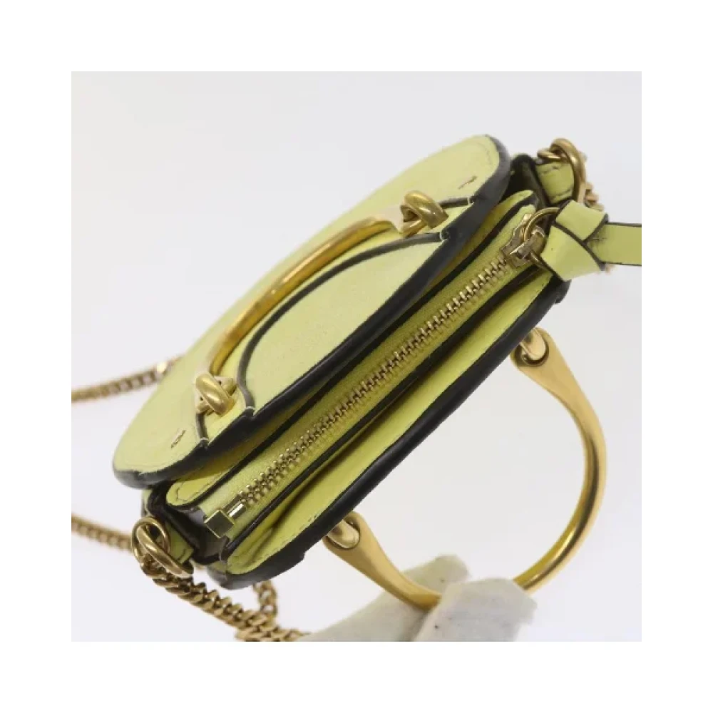 Chloé Pre-owned Suede handbags Yellow Dames