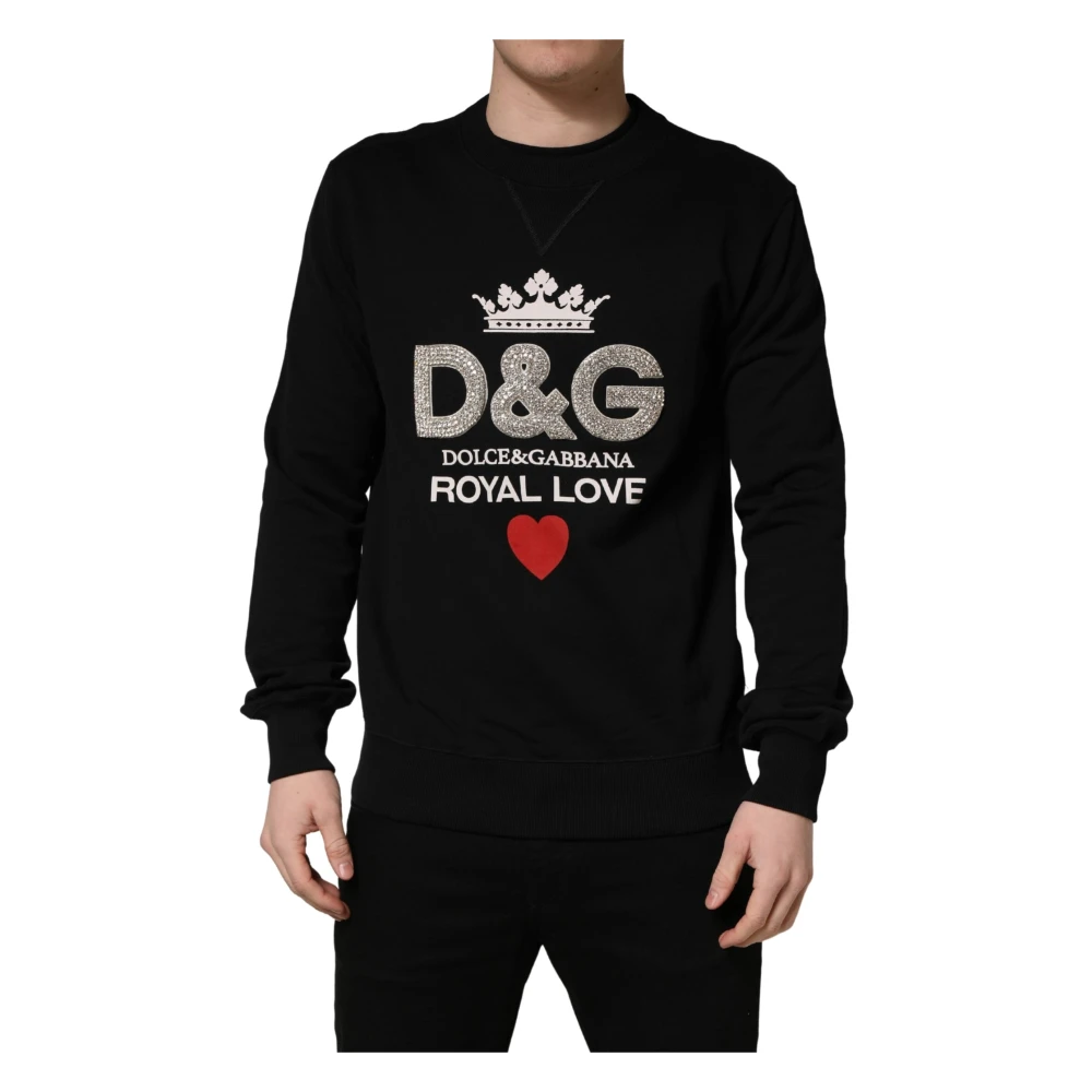 Dolce & Gabbana Uomo Nero Felpe, S, New,