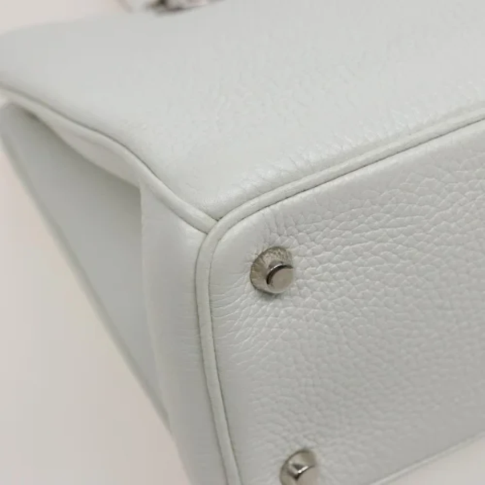 Dior Vintage Pre-owned Leather dior-bags White Dames