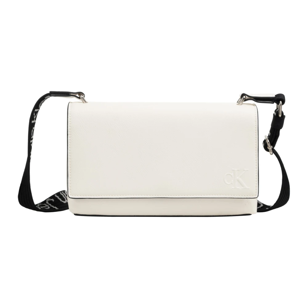 Calvin Klein Crossbody bags Ultralight Weiße Umhängetasche K60K61 in wit