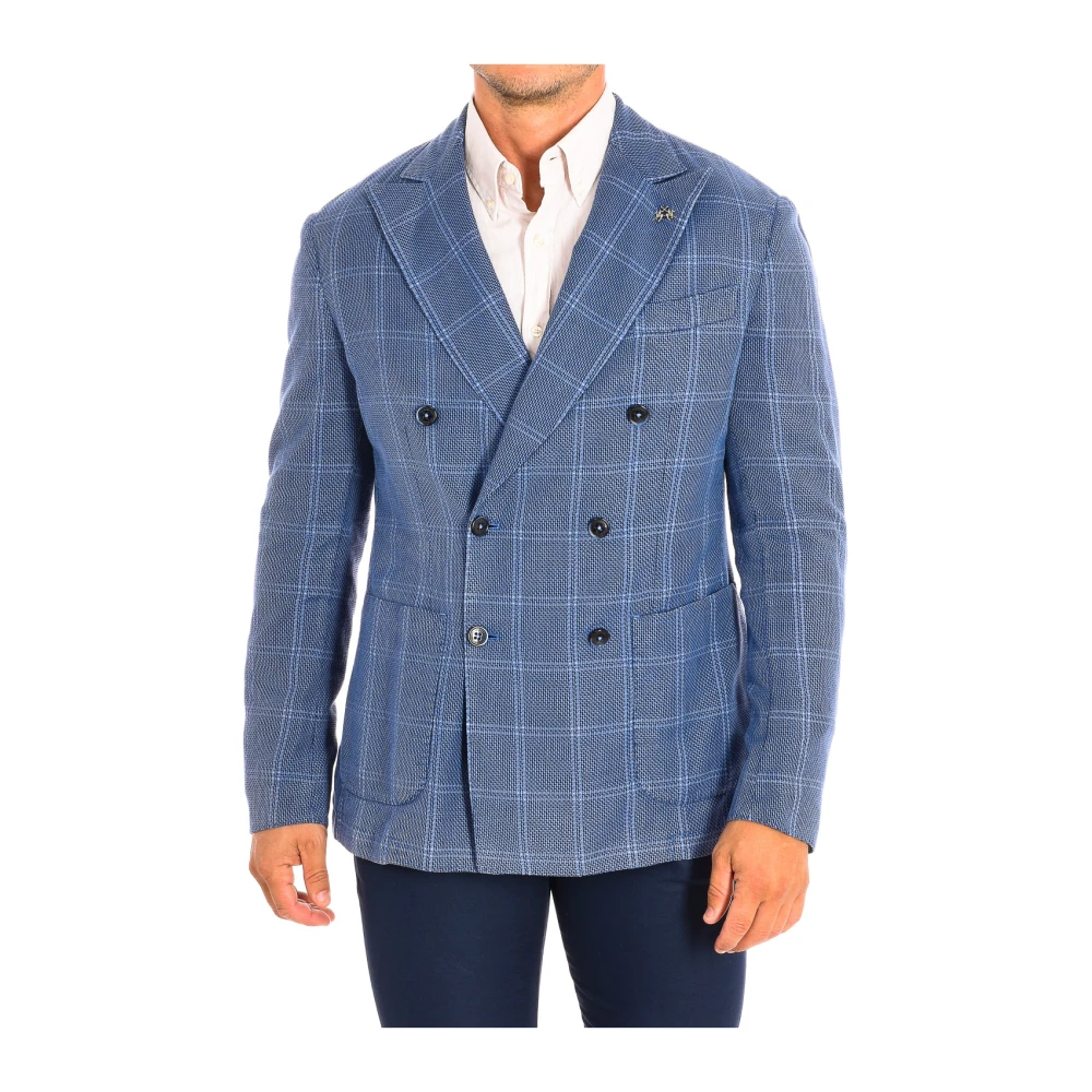 La Martina Men's Blue Formal Blazer - Blazers - Xl - Suits
