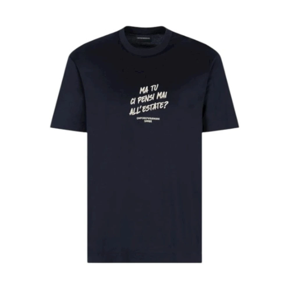 Emporio Armani Uomo Blu Top, Xl, New,