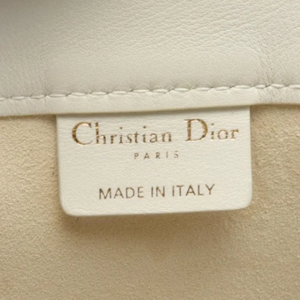 Dior Vintage Pre-owned Leather dior-bags White Dames