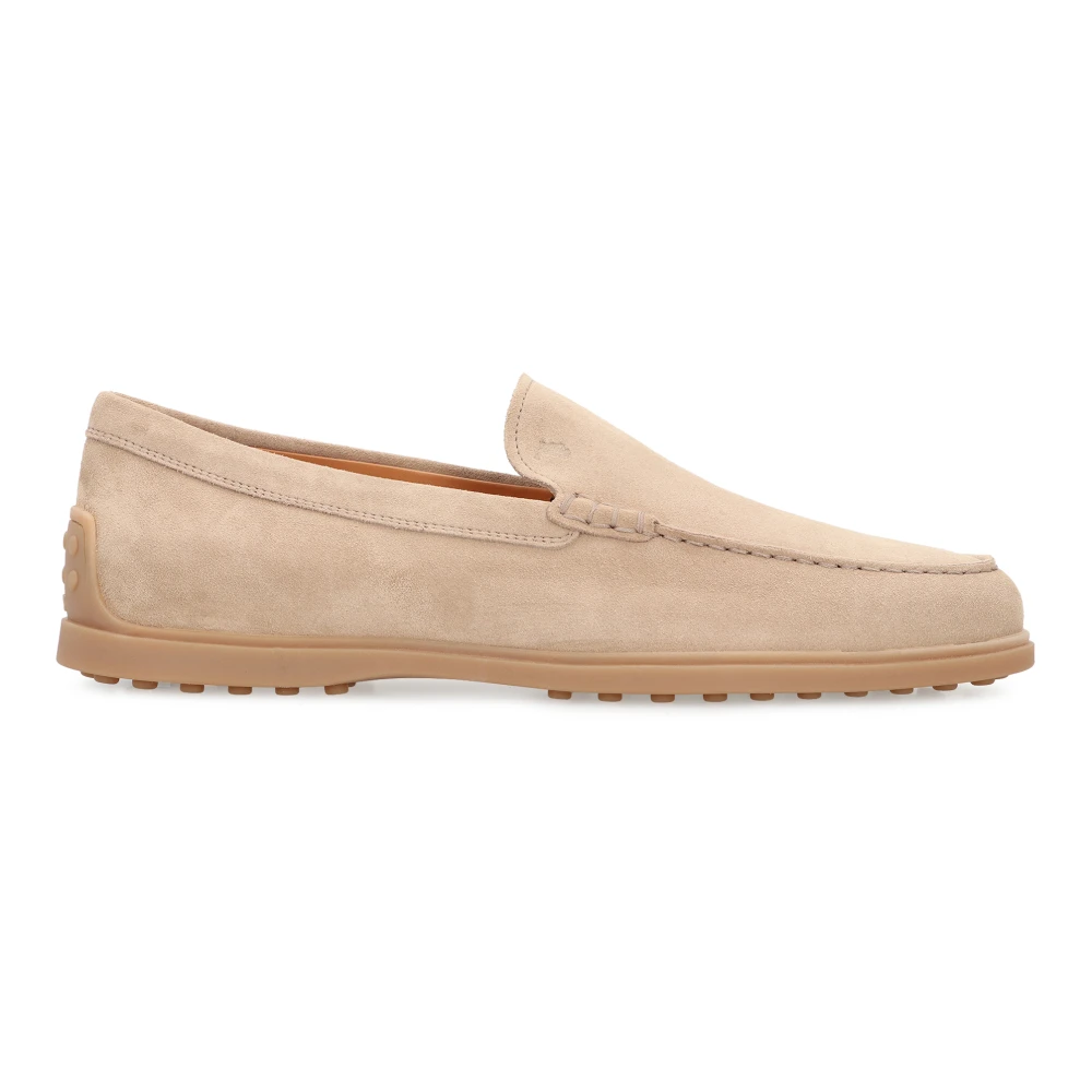 Tod's Men's Beige Loafers, 9 Uk, Slipper Loafers