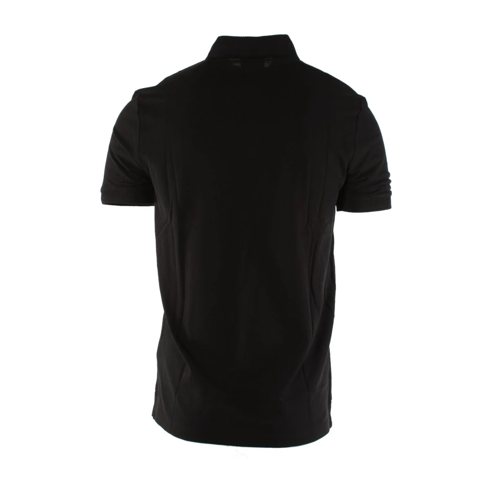 Hugo Boss Slim Fit Zwarte Katoenen Polo Shirt Black Heren