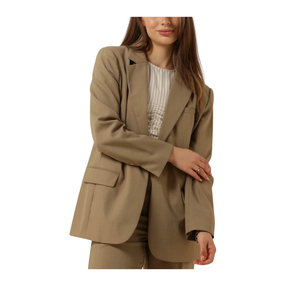 Modström Minimalistische Blazer Brown Dames