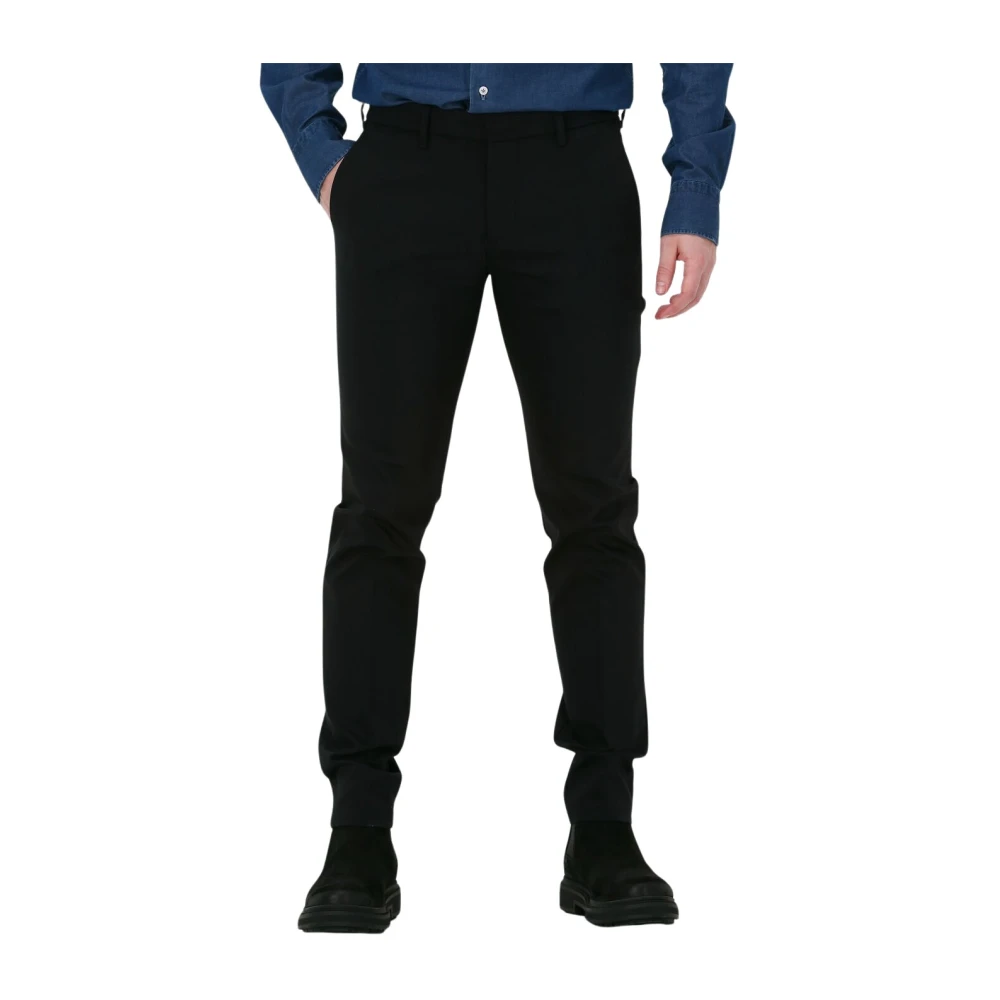 Drykorn Men's Black Sight Trousers - Slim-Fit Trousers - W33 L34 - Trousers
