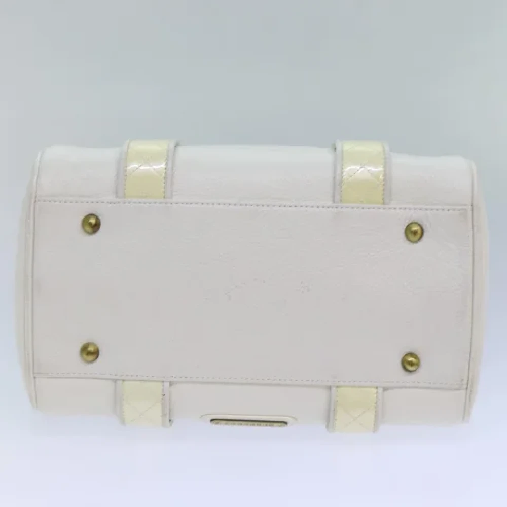 Burberry Vintage Pre-owned Leather handbags White Dames