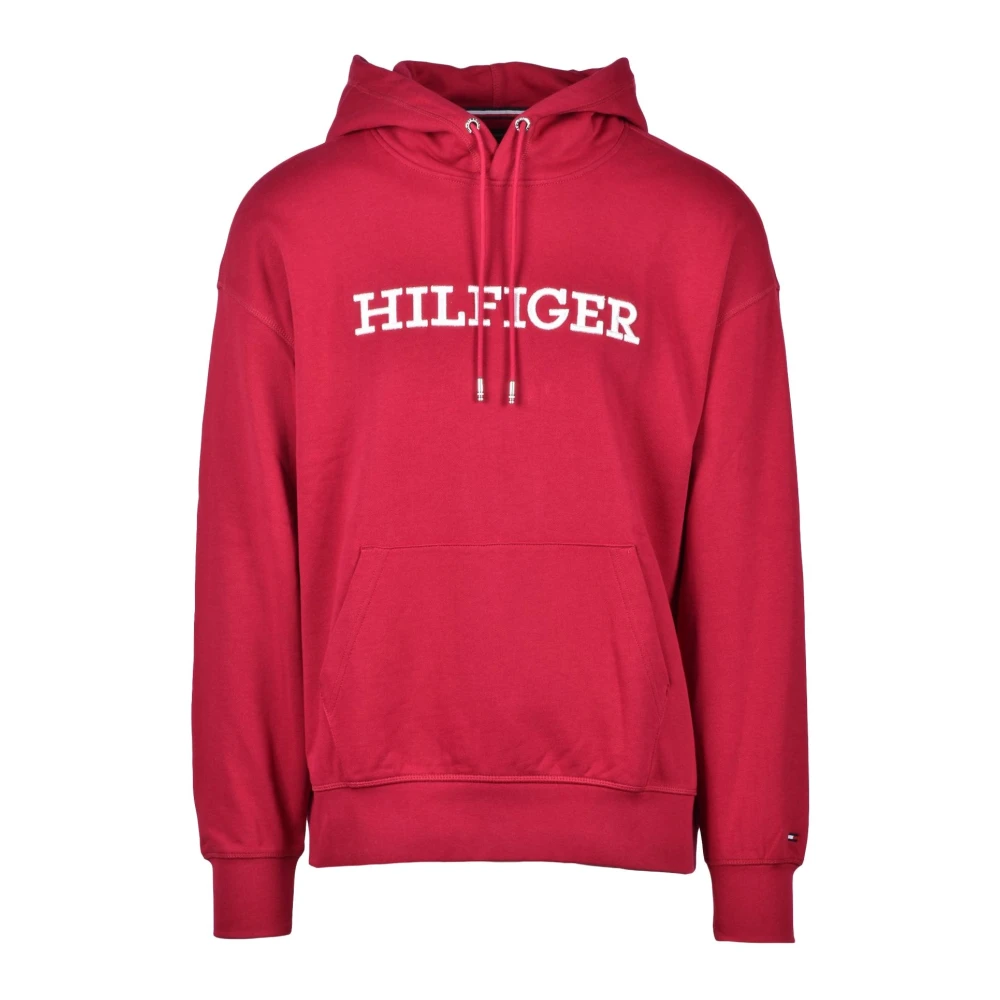 Tommy Hilfiger Katoenen Sweatshirt Red Heren