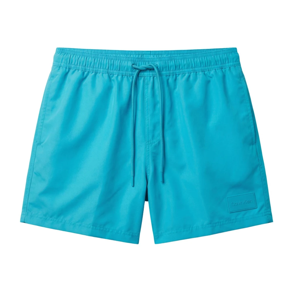 Calvin Klein Men's Blue Medium Drawstring Swim Shorts - Beachwear - Xl - Swimwear