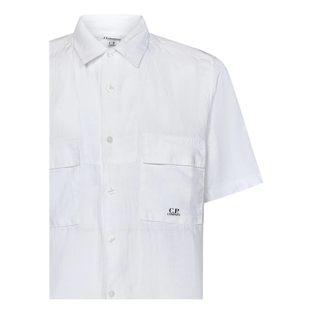 C.P. Company Shirts White Heren