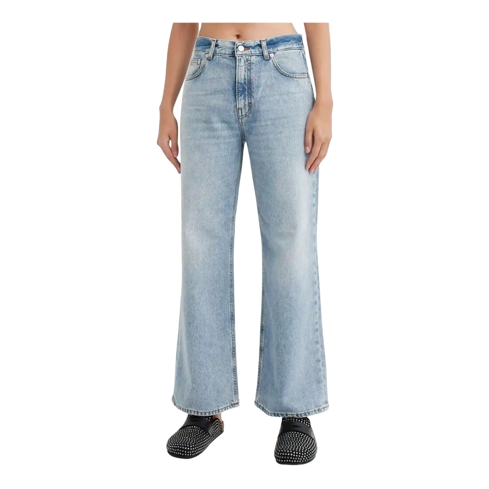 Haikure Women's Blue Straight Fit Jeans, W25, Asian Fit Jeans