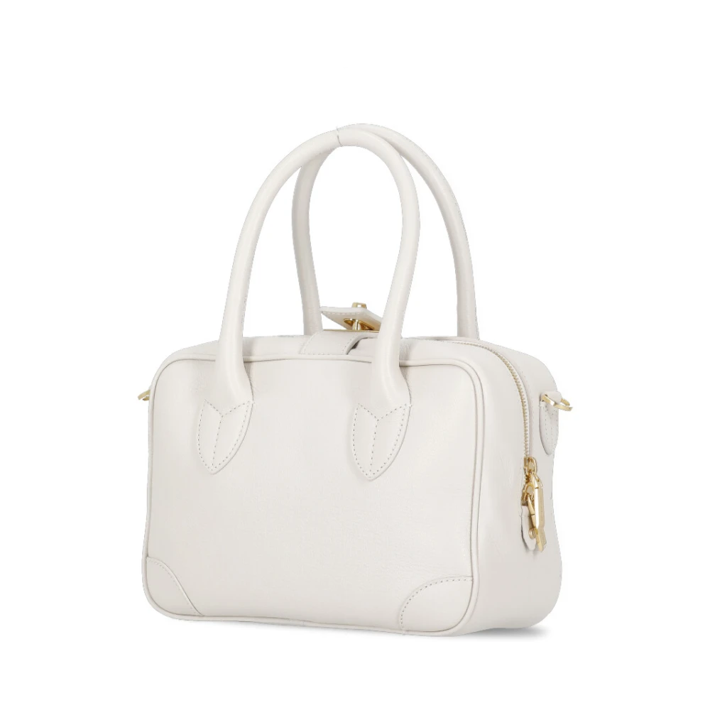 Golden Goose Ivoor Leren Handtas Vrouw Beige Dames