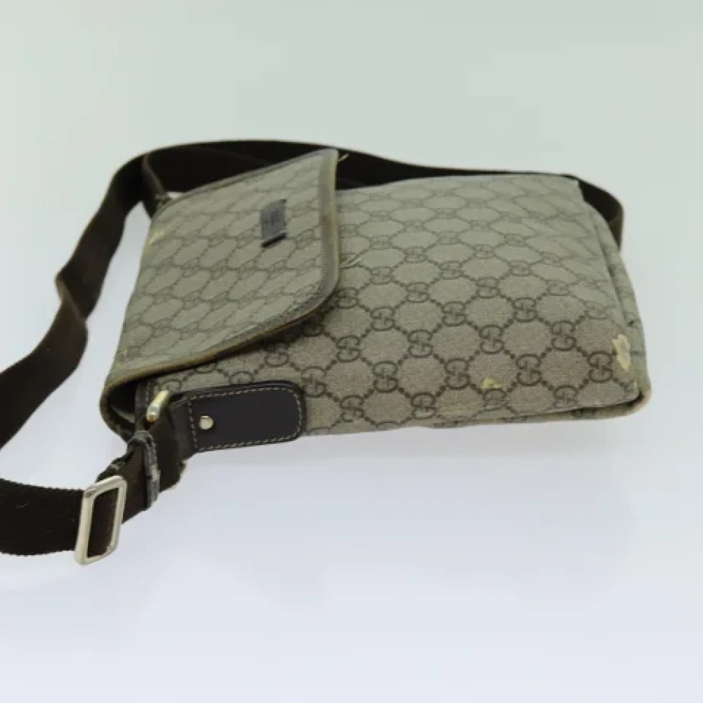 Gucci Vintage Pre-owned Canvas gucci-bags Beige Dames