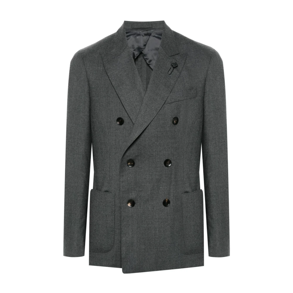 Lardini Grijze Herenjassen Gray Heren