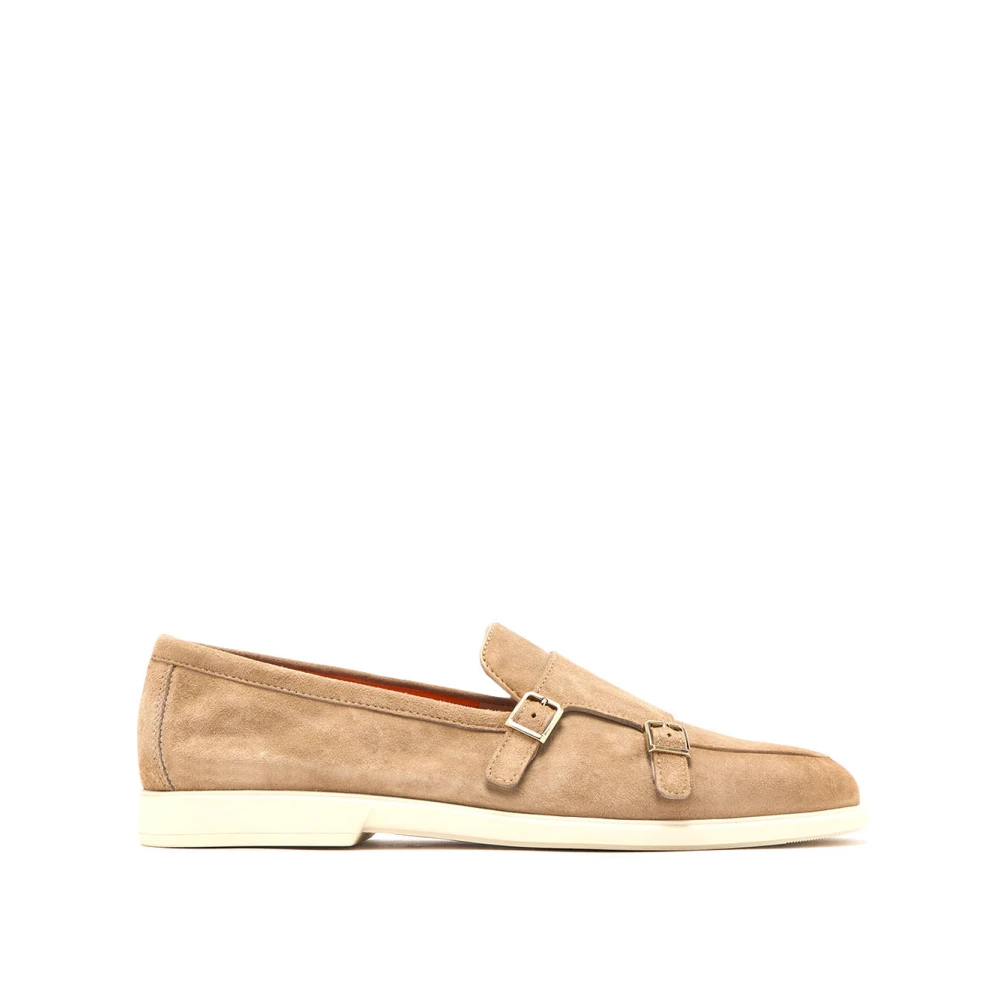 Santoni Men's Brown Stylish Loafers For - Loafers - 9 Uk - Shoes