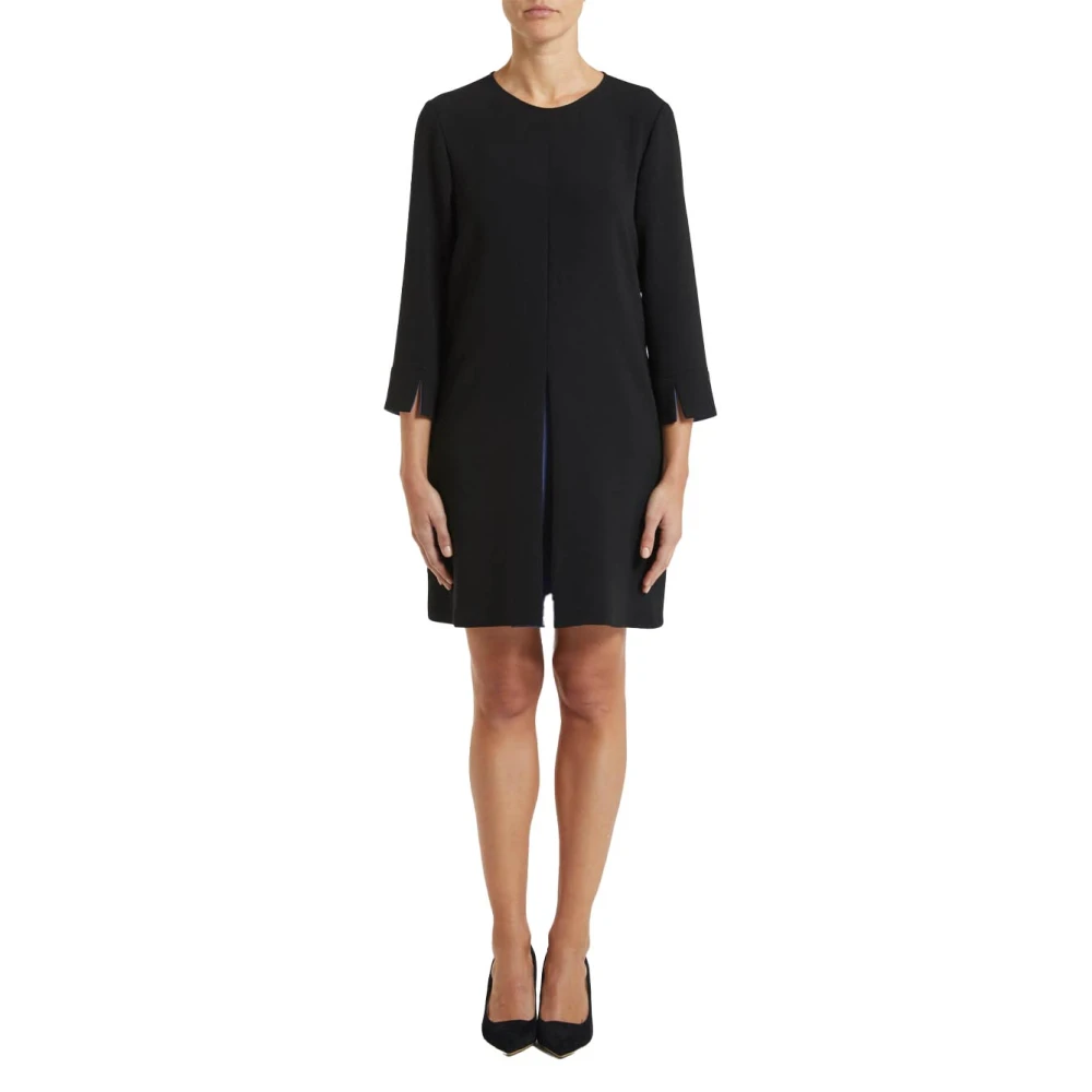 Pennyblack Jurk met Contrastdetails en Wijdere Pasvorm Black Dames
