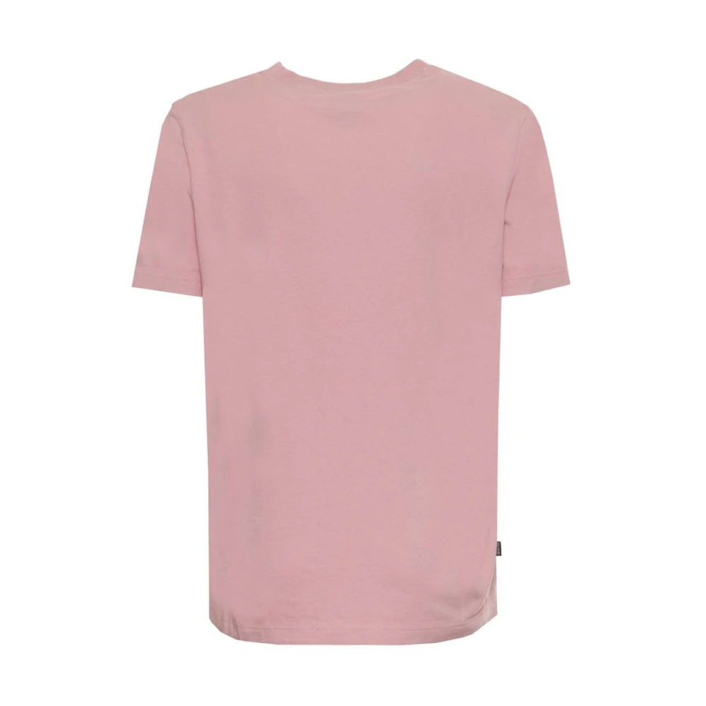 Superdry Geborduurd Logo T-shirt voor vrouwen Pink Dames