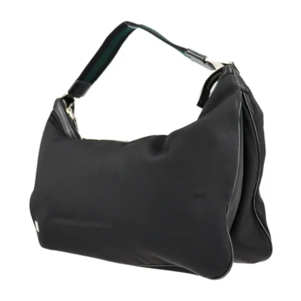 Gucci Vintage Pre-owned Canvas shoulder-bags Black Dames