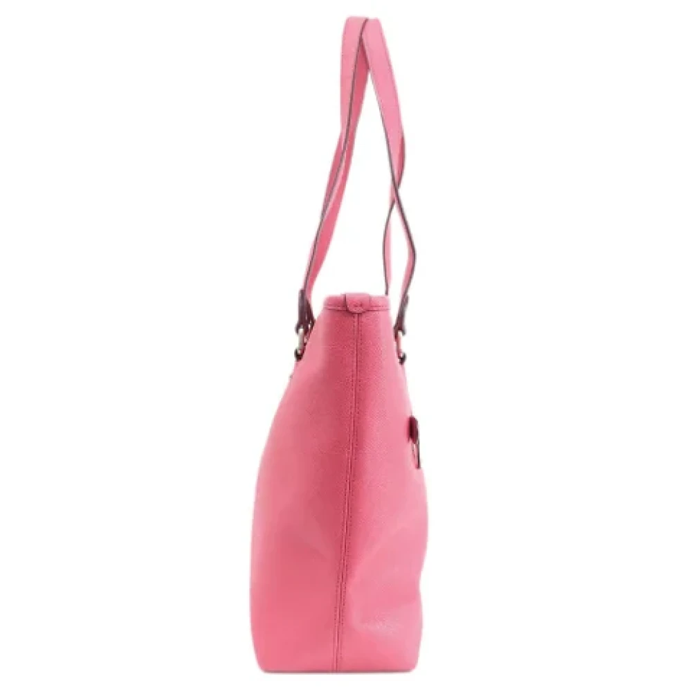 Coach Pre-owned Leather totes Pink Dames