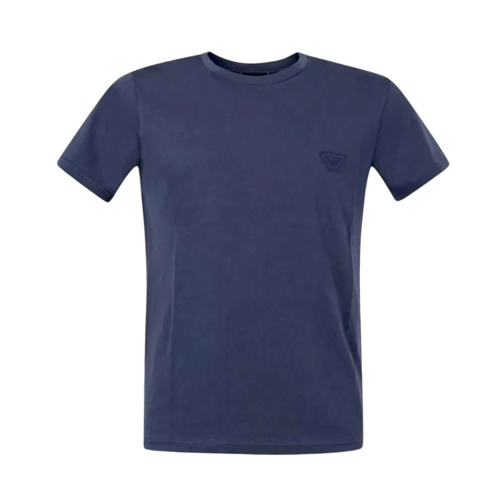 Emporio Armani Halvärmad T-shirt Blue, Herr