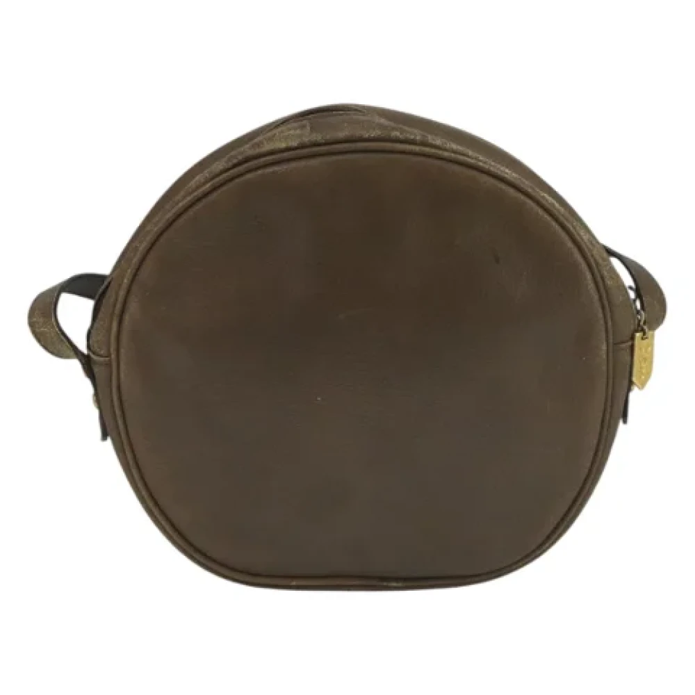 Saint Laurent Vintage Pre-owned Leather shoulder-bags Brown Dames