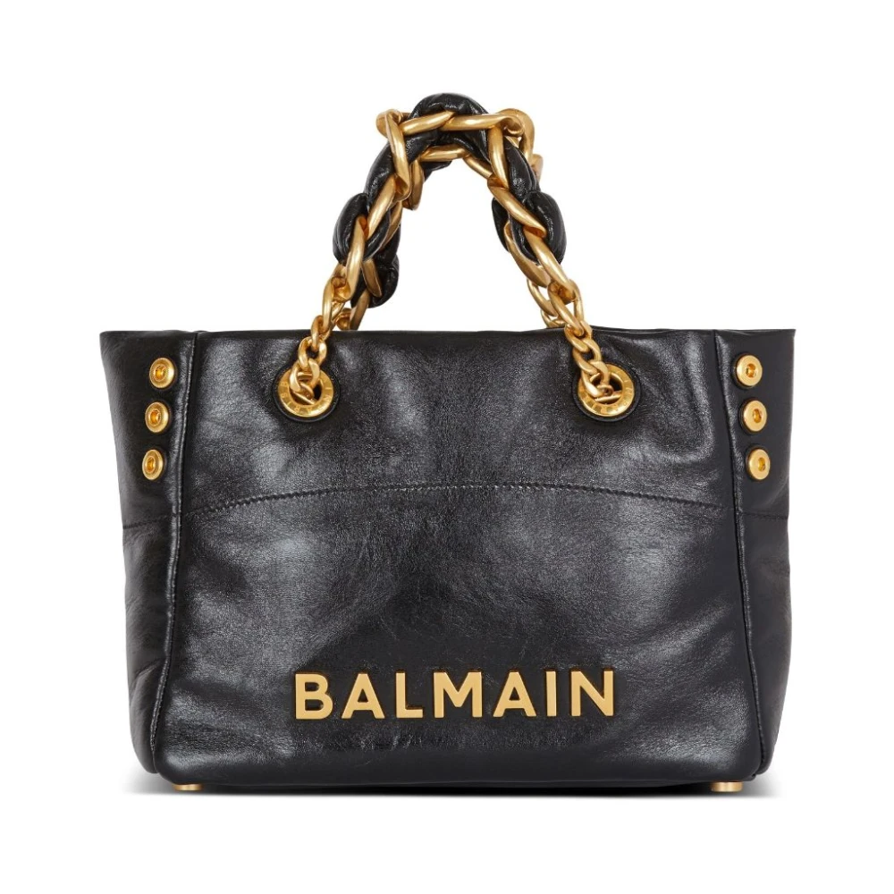 Balmain Svarta väskor med 3,5 cm klack Black, Dam