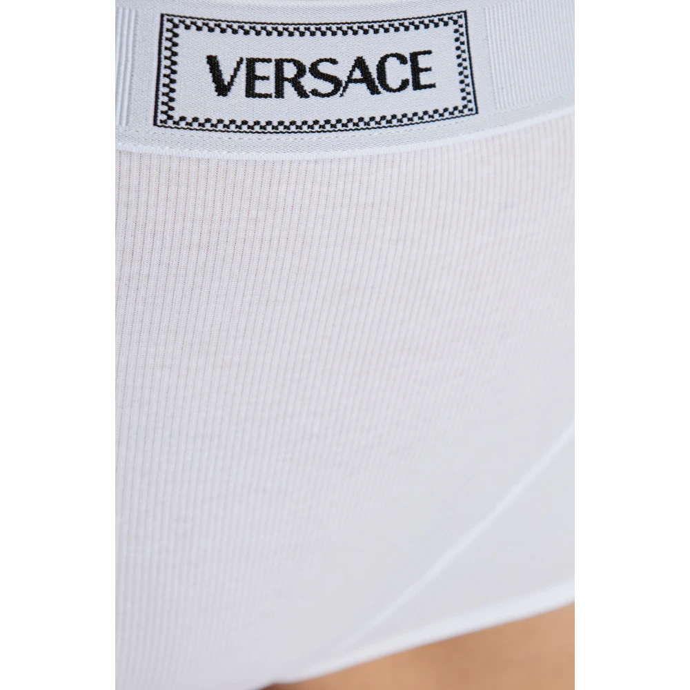 Versace Katoenen boxershorts White Dames