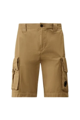 Cargo shorts i bomullsgabardin