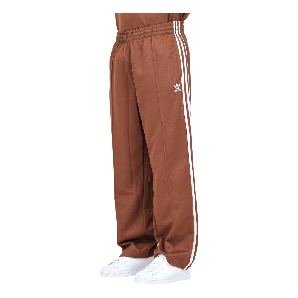 adidas Originals Bruine Baggy Fit Firebird Sportieve Broek Brown Heren