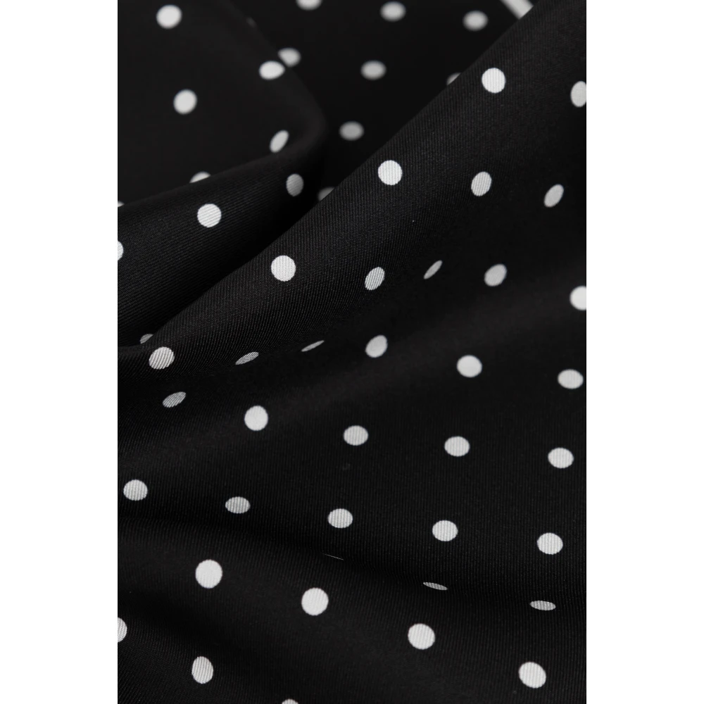 Dolce & Gabbana Zijden sjaal Black Dames