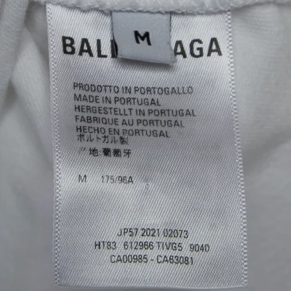 Balenciaga Vintage Pre-owned Cotton tops White Heren