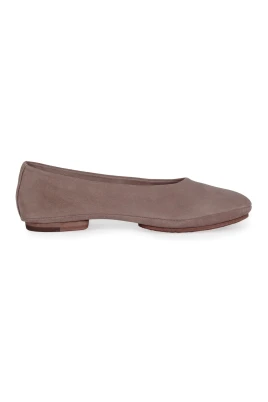Cocoa Suede Ballerina