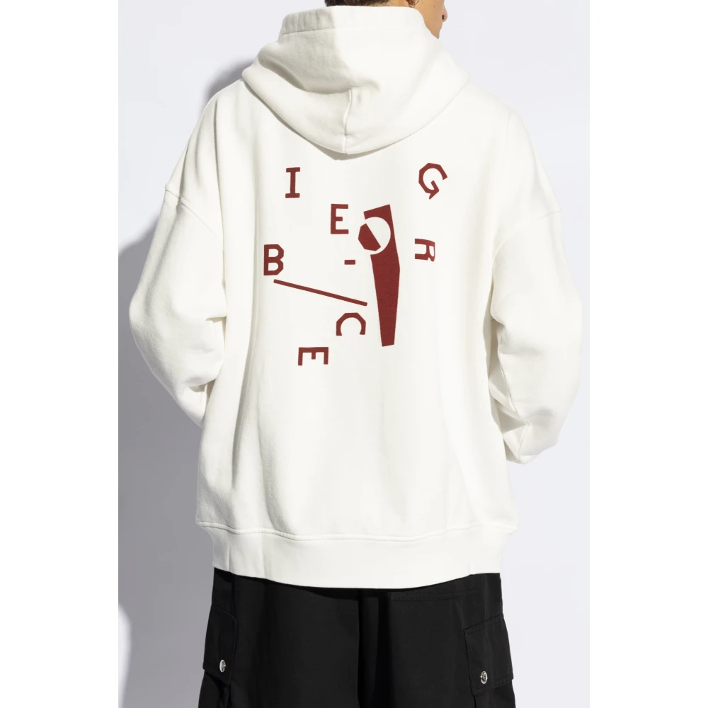 Iceberg Sweatshirt met logo White Heren