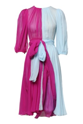 silk-a-line-dress-pink-blue