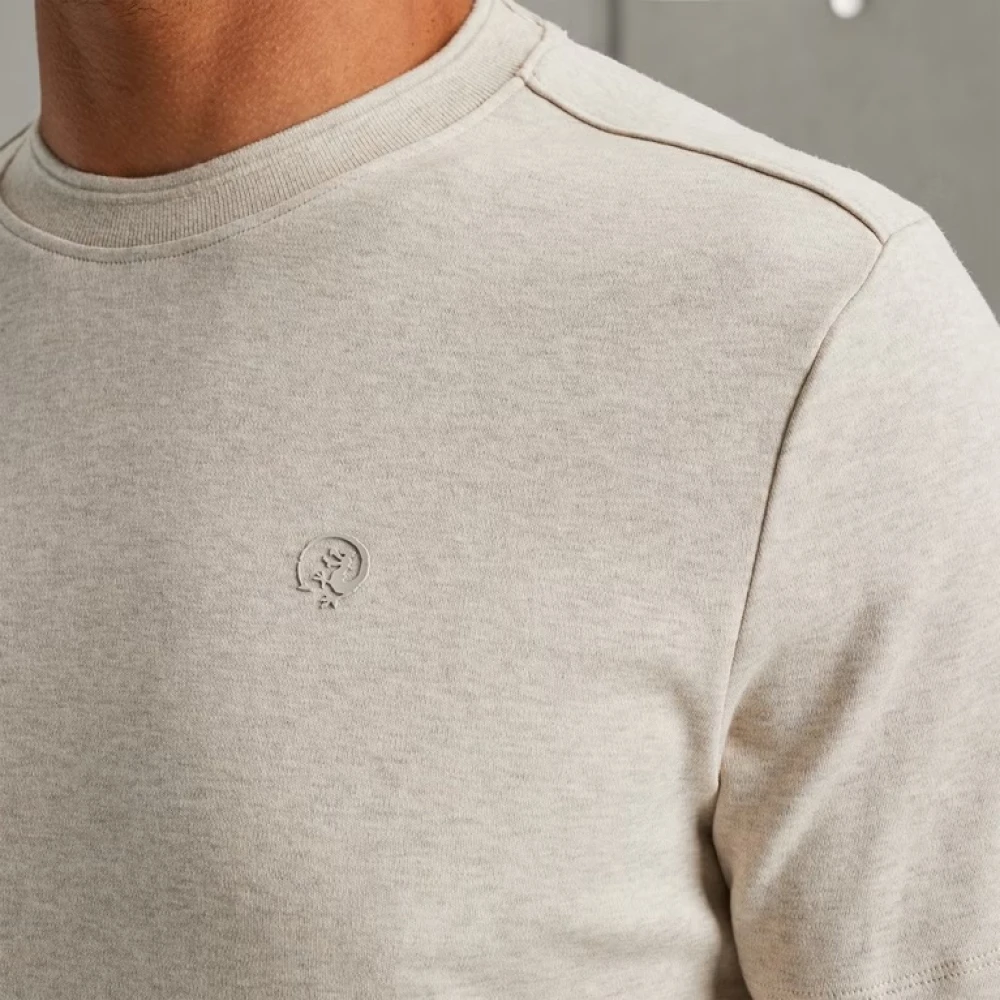 Cast Iron Moderne Regular Fit Interlock T-Shirt White Heren