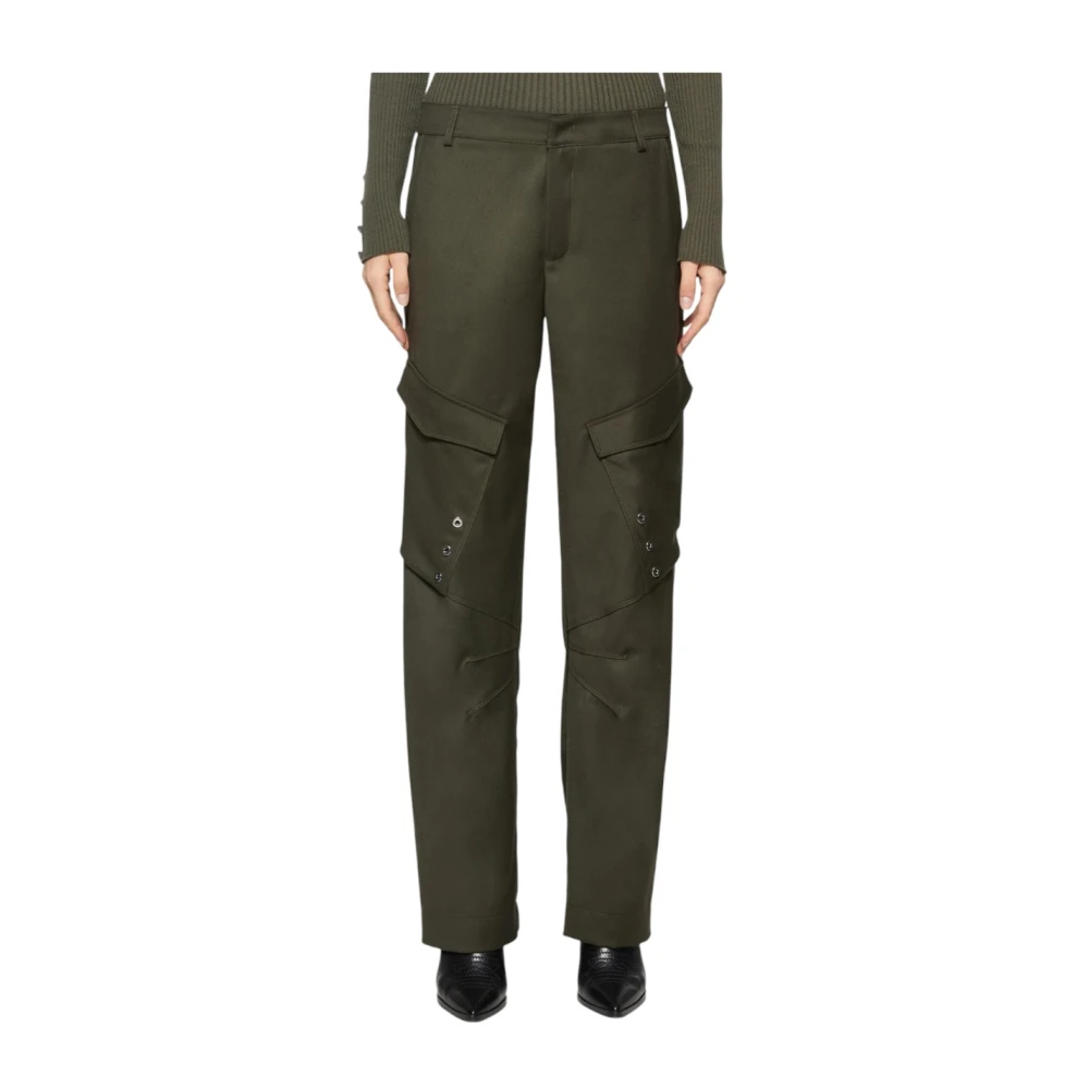 Dondup Stijlvolle broek voor mannen Green Dames
