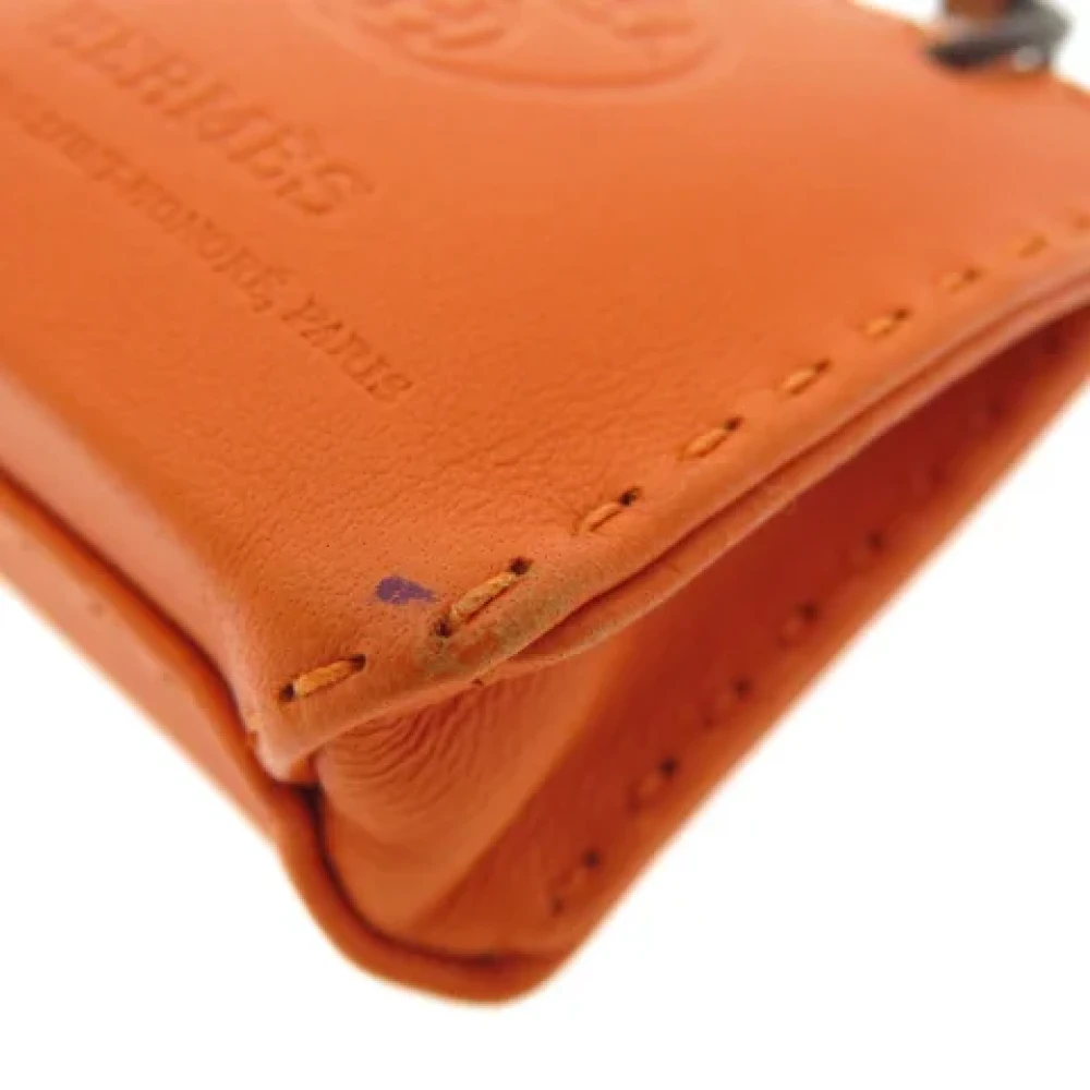 Hermès Vintage Pre-owned Fabric key-holders Orange Dames