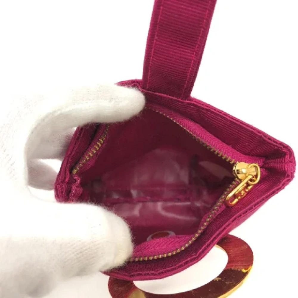 Celine Vintage Pre-owned Fabric celine-bags Pink Dames