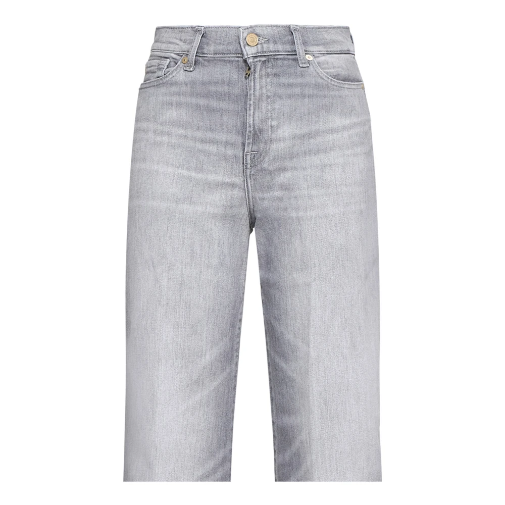 7 For All Mankind Grijze Denim Jeans Gray Dames