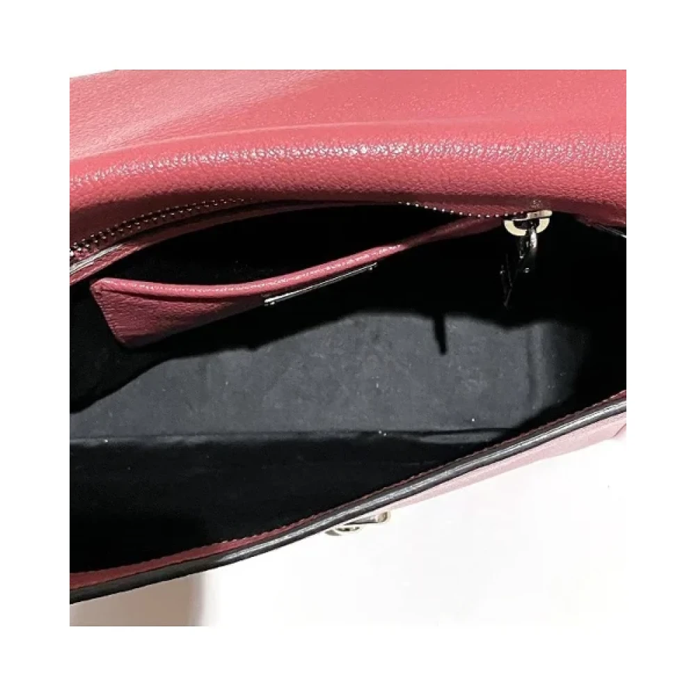 Miu Pre-owned Leather crossbody-bags Pink Dames