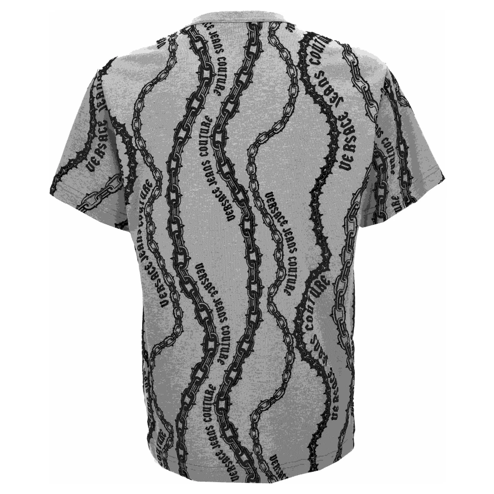 Versace Jeans Couture T-shirts en Polos Gray Heren
