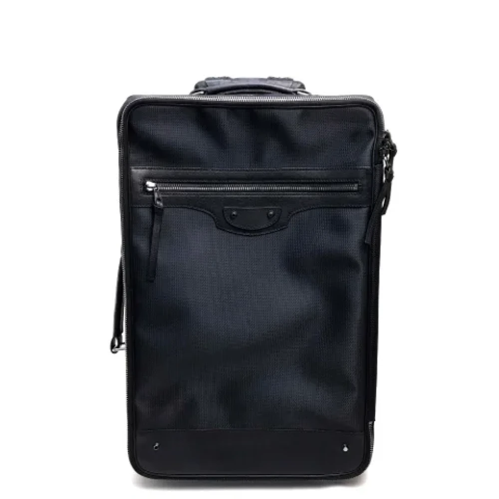 Balenciaga Vintage Pre-owned Fabric shoulder-bags Black Dames
