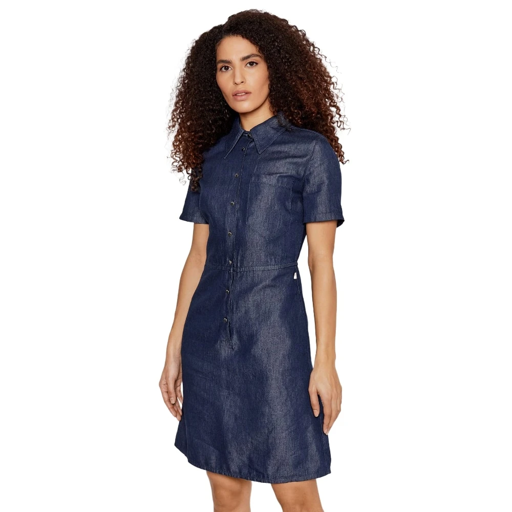 Trussardi Korte Jurk Blue Dames