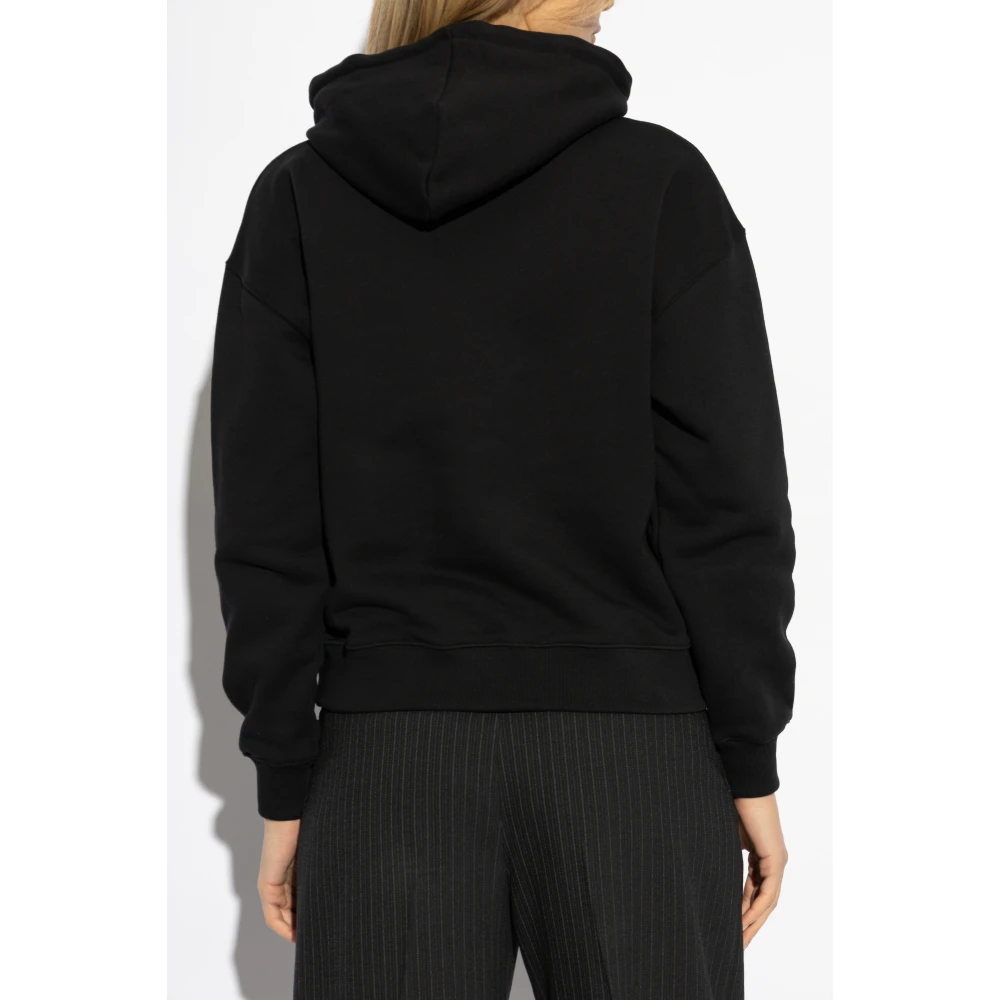 Maison Kitsuné Hoodie Black Dames
