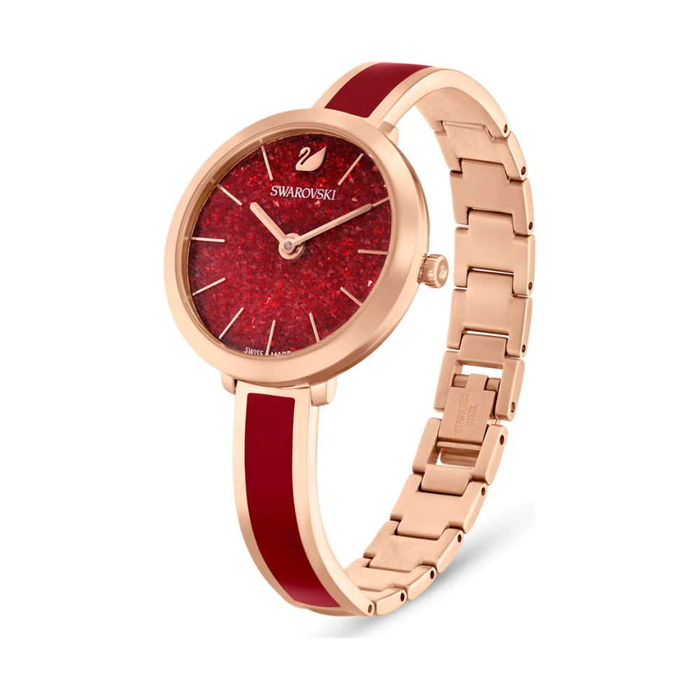 Swarovski , Watches, Female, Red, One Size, Crystalline Bangle Delight