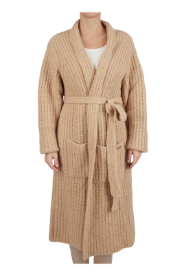 Textured Cashmere Silk Cardigan