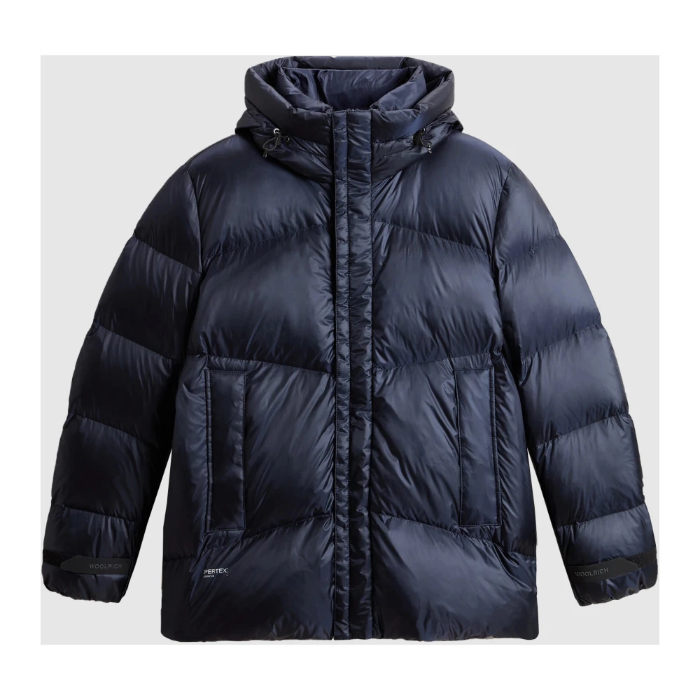 Woolrich Pertex Quantum Gewatteerde Eendendonsjas Blue Heren