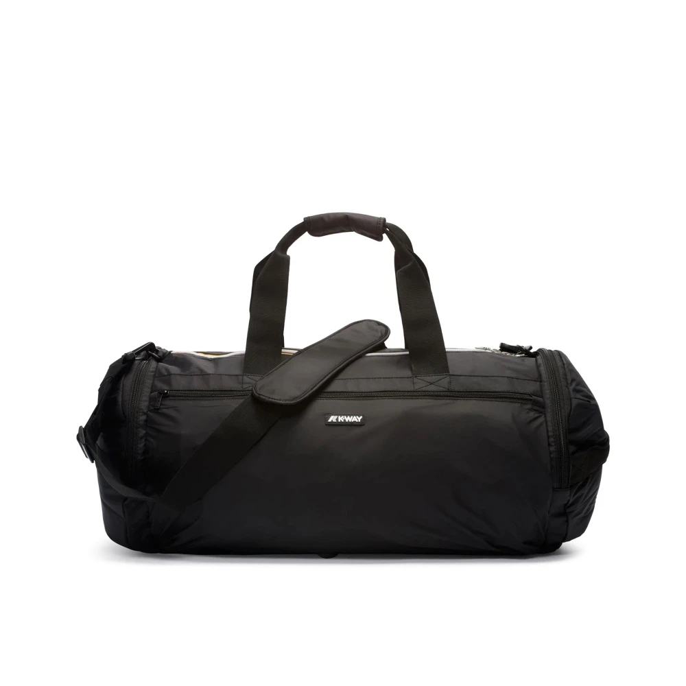 K-Way Unisex Svart Väskor One Size, Nylon, Weekendväska